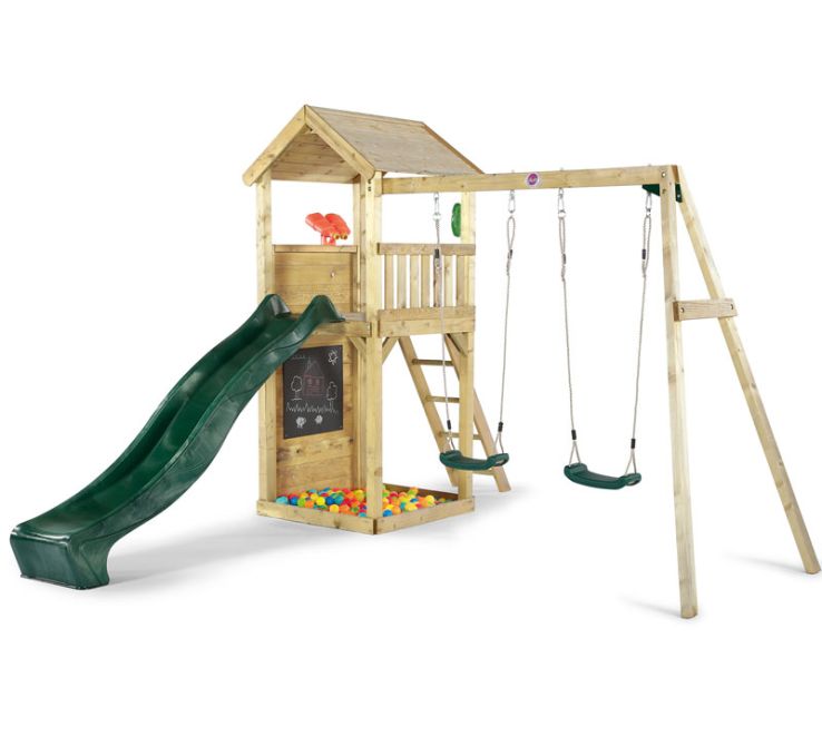 Plum Premium Wooden lookout Tower with Swings