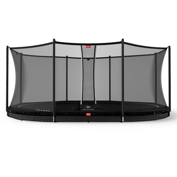 BERG Grand Favorit InGround 520 Black + Safety Net Comfort - 520cm x 345cm (17ft x 11ft 4")