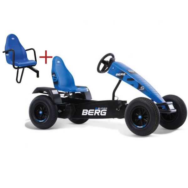 BERG XL Basic Super Blue BFR with FREE Passenger seat.