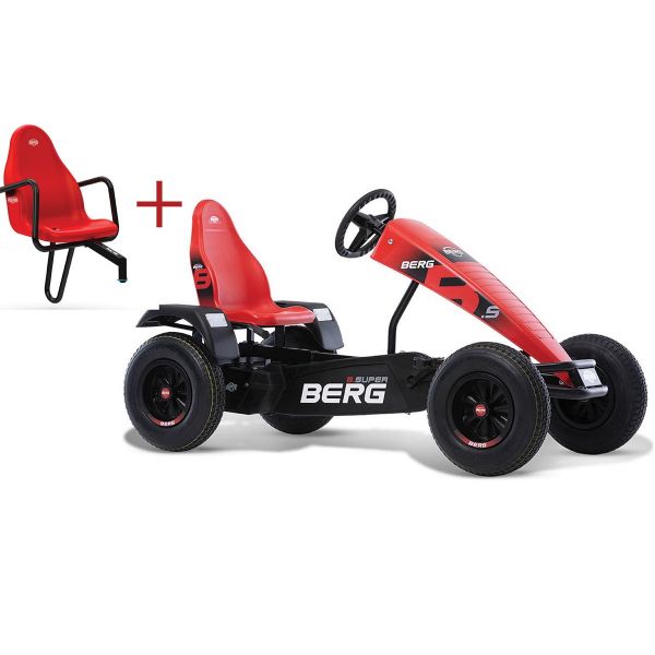 BERG XL Basic Super Red BFR with FREE Passenger seat