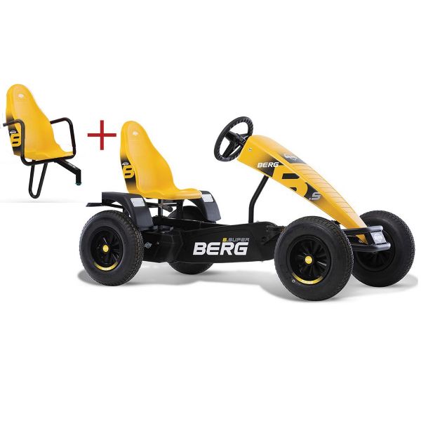 BERG XL Basic Super Yellow BFR with FREE Passenger Seat